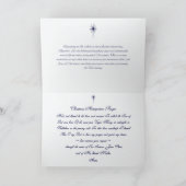 Cartes Pour Fêtes Annuelles Prière d'anticipation de Noël (Intérieur)