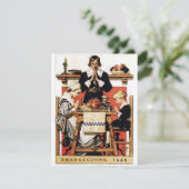 Cartes Pour Fêtes Annuelles Prières de Thanksgiving de Lyendecker (Debout devant)