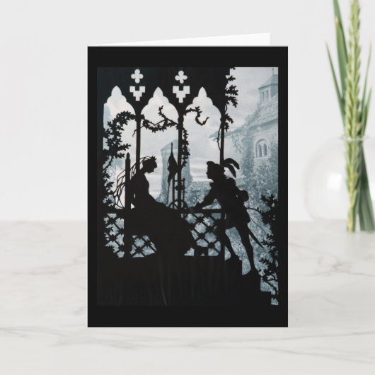 Cartes Pour Fêtes Annuelles Prince Charming et Princesse (Devant)