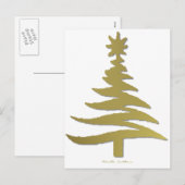 Cartes Pour Fêtes Annuelles Prince d'or moderne (Devant / Derrière)