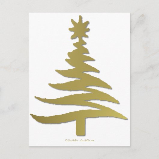 Cartes Pour Fêtes Annuelles Prince d'or moderne (Devant)