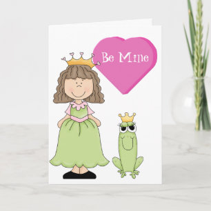 Cartes Pour Fêtes Annuelles Princess and Frog Valentine Greeting Card