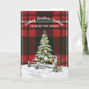 Cartes Pour Fêtes Annuelles Princesse Margaret Rose Tartan Christmas