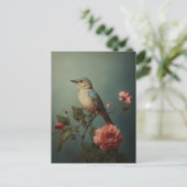 Cartes Pour Fêtes Annuelles Printemps doux (Debout devant)