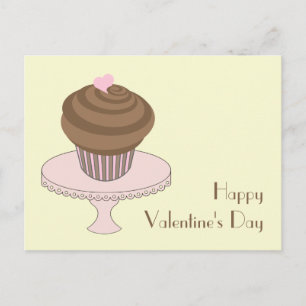 Cartes Pour Fêtes Annuelles Prix Valentine Day Chocolate Cupcake Pink Cake