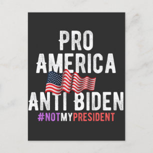 CARTES POUR FÊTES ANNUELLES PRO AMERICA ANTI BIDEN