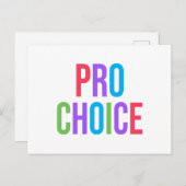 Cartes Pour Fêtes Annuelles Pro-Choice Roe contre Wade Feminist Women's Rights (Devant / Derrière)