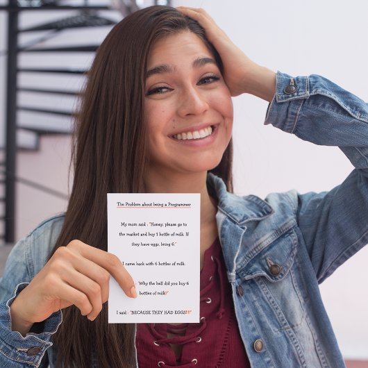 Cartes Pour Fêtes Annuelles Problème d'être un programmeur.. Joyeux anniversai