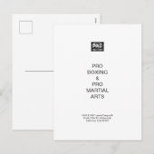 CARTES POUR FÊTES ANNUELLES #PROBOXER & #PROMARTIALARTS (Devant / Derrière)