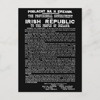 Cartes Pour Fêtes Annuelles Proclamation de Pâques sur la République d'Irlande