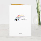 Cartes Pour Fêtes Annuelles Professeur de danse Joyeuses Fêtes non confessionn (Dos)