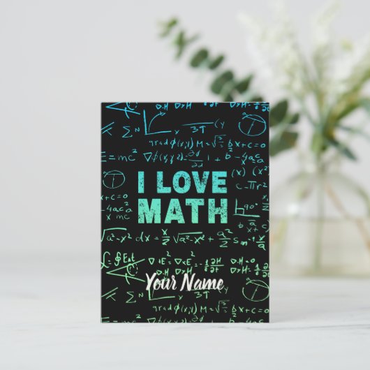 Cartes Pour Fêtes Annuelles Professeur De Mathématiques Ou Professeur De Mathé (Debout devant)