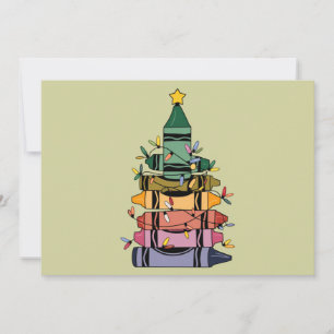 Cartes Pour Fêtes Annuelles Professeur de sapin de Noël Cadeau de vie Enseigne