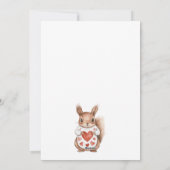 Cartes Pour Fêtes Annuelles Professeur Nounours Joyuse Saint-Valentin (Dos)