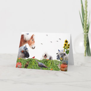 Cartes Pour Fêtes Annuelles Profitez de l'abondance de la terre : HappyThanksg