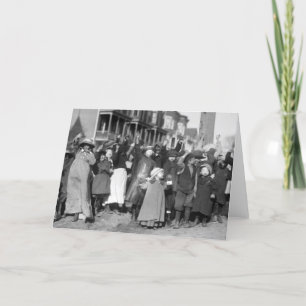 Cartes Pour Fêtes Annuelles Promesse d'action de grâce, 1915