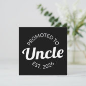 Cartes Pour Fêtes Annuelles Promu À Oncle Est. 2026 I (Debout devant)