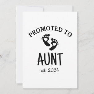 Cartes Pour Fêtes Annuelles Promu à Tante / Tante Coeur Chic pour être