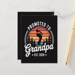 Cartes Pour Fêtes Annuelles Promu grand-père dès 2026