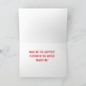 CARTES POUR FÊTES ANNUELLES PROPOSITION ROMANTIQUE/AMOUREUSE (Intérieur)