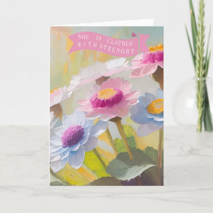 Cartes Pour Fêtes Annuelles Proverbes 31:25, Citations bibliques Mères, Mères