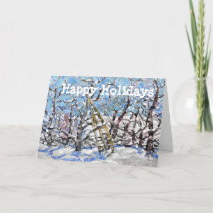 Cartes Pour Fêtes Annuelles Pruning Apple hiver #140301