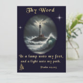 Cartes Pour Fêtes Annuelles Psaume 119 (Debout devant)