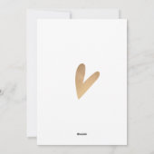 Cartes Pour Fêtes Annuelles Psaume de Noël moderne poussière d'or marbré (Dos)