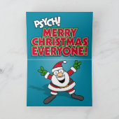 Cartes Pour Fêtes Annuelles Psych de vacances non dénominationnel ! (Intérieur)