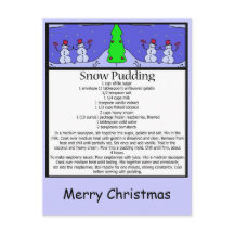 pudding de neige, Joyeux Noël