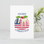 Cartes Pour Fêtes Annuelles Pudding Festif avec | DRAG AMÉRICAIN | Noël (Debout devant)