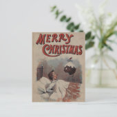 Cartes Pour Fêtes Annuelles Pudding Victorien de Noël Surprise (Debout devant)