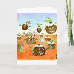 Cartes Pour Fêtes Annuelles Puds :  Noël