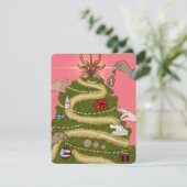 CARTES POUR FÊTES ANNUELLES PUERTO RICO CHRISTMAS TREE (Debout devant)