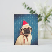 Cartes Pour Fêtes Annuelles Pug Lola (Debout devant)