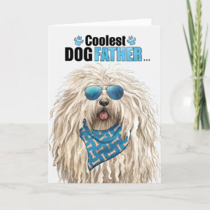 Cartes Pour Fêtes Annuelles Puli Chien Coolest Papa Jamais Fête des pères