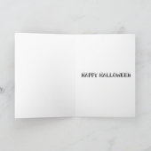 Cartes Pour Fêtes Annuelles Pumpkinhead en clair de lune Halloween (Intérieur)