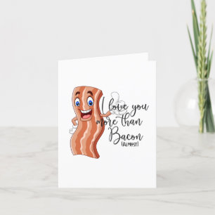 Cartes Pour Fêtes Annuelles Punny Valentine   Vous Aimez Presque Plus Que Baco