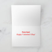 Cartes Pour Fêtes Annuelles Pure Amour ! (Intérieur)