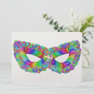Cartes Pour Fêtes Annuelles Purim Vashti's masque de la couronne de la reine f