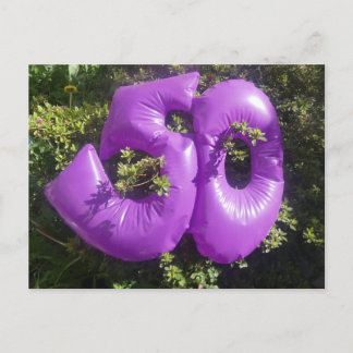 Cartes Pour Fêtes Annuelles Purple 50 DIY Holiday Postcard