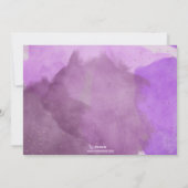 Cartes Pour Fêtes Annuelles Purple and Gold Be Joyeux photo multiple Abstrait (Dos)