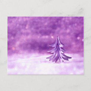 Cartes Pour Fêtes Annuelles Purple Christmas Wonderland