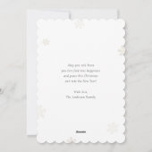 Cartes Pour Fêtes Annuelles Purple Joyeux Noël 2 Photo (Dos)