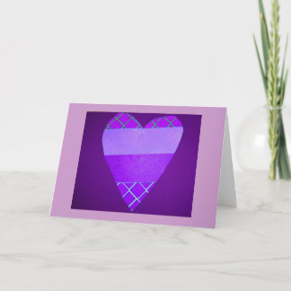 Cartes Pour Fêtes Annuelles purple valentine
