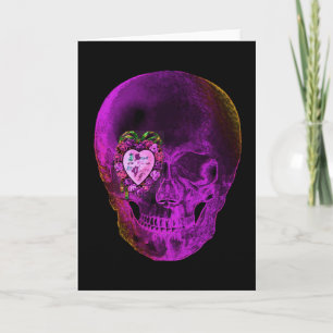 Cartes Pour Fêtes Annuelles Purple Valentine