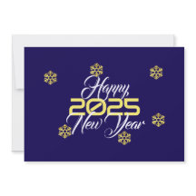 Purple wish card New Year with snowflakes