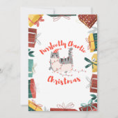 Cartes Pour Fêtes Annuelles Purrfectly Chaotic Christmas Funny Holiday Cat (Devant)