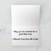 Cartes Pour Fêtes Annuelles Puzzle de Rosh Hashanah (Intérieur)