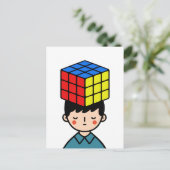Cartes Pour Fêtes Annuelles Puzzler (Debout devant)